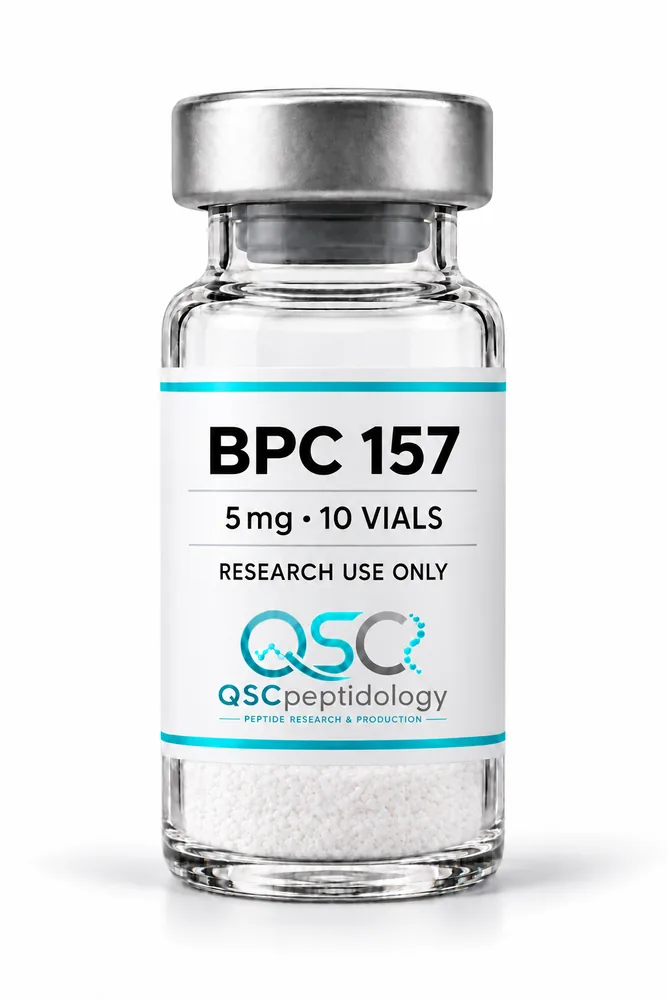 BPC-157 5mg (عبوة بها 10 قارورة) QSC Peptidology